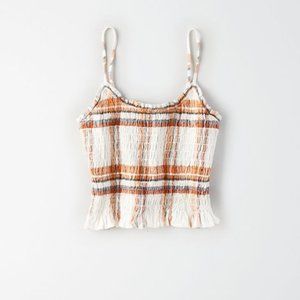 ISO AE Smocked Ruffled Cami/ Tank top